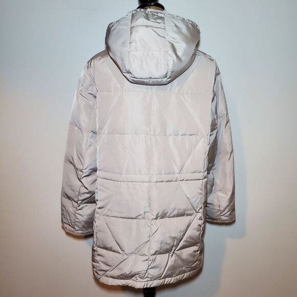 Lands' End Women's Down Filled Puffer Coat Size L - Picture 8 of 14